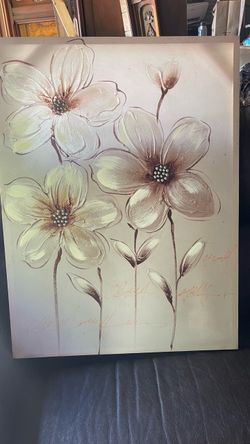 Magnolia flower framed print