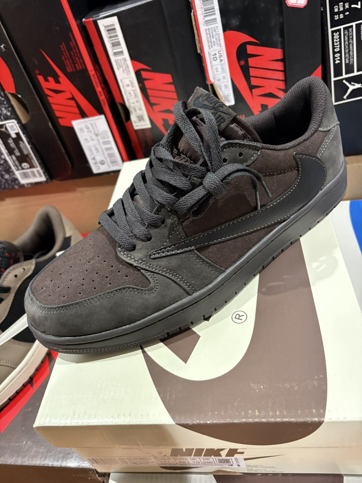 ☃️❄️☃️ Jordan 1 low “ Travis Scott Cactus 🌵Jacks” Velvet Men’s Size 9,10,11 🎁🎅🎁