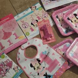 1st Birthday Decorations Minnie Mouse