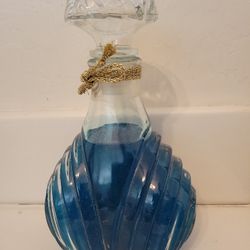Vintage Glass Bottle With Bubble Bath