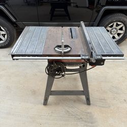 Craftsman 12 Inch Table Saw 220v With Original Manual 