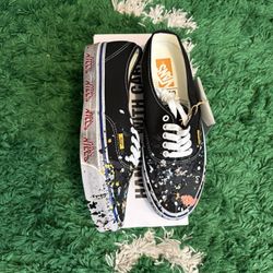 Vans Authentic Reissue 44 Gallery Dept. Art That Kills Black Size 10 