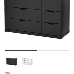 IKEA NORDLI 6 Drawer Dresser 