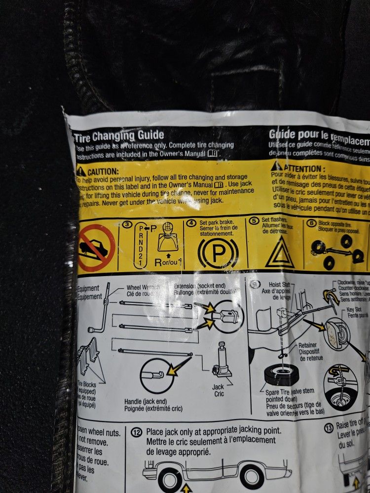 99-13 GM OEM Jack Tire Tools
