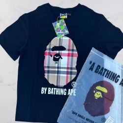 Bape Burberry Shirt - Medium