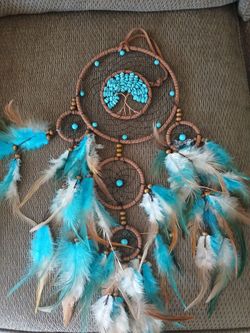 Turquoise Dreamcatcher Tree of Life