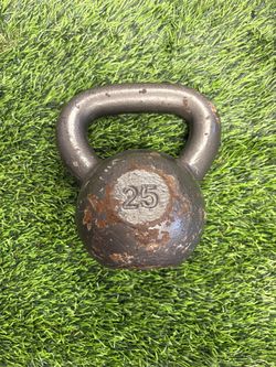 25 lb Cast Iron Kettlebell