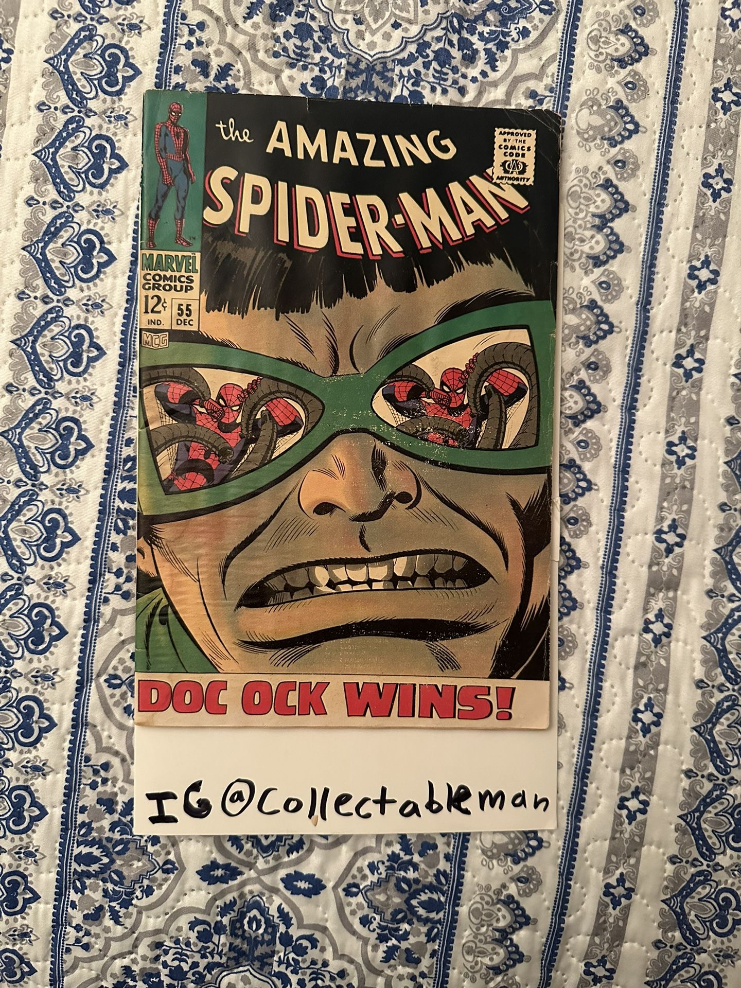 Amazing Spider-Man #55 Doctor Octopus App! Marvel 1967 Stan Lee/Romita Sr.  ~Vg