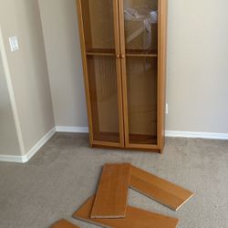 Set Of IKEA billy Bookcases With Doors