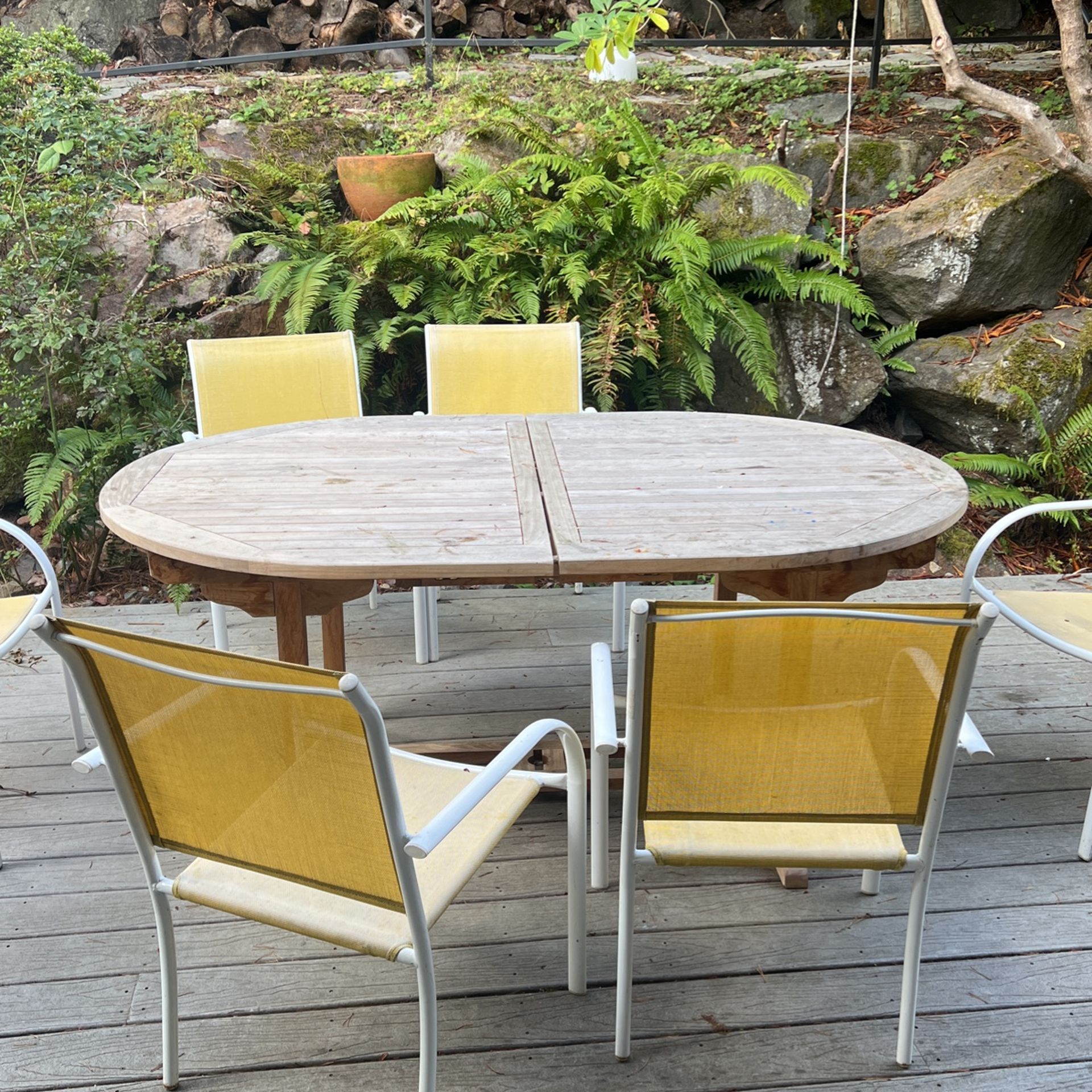 Teak Outdoor Dining Table for Sale in Seattle, WA - OfferUp