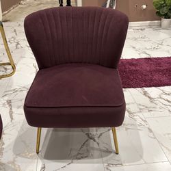Purple Velvet Chairs