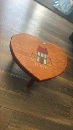 Vintage wooden stool!