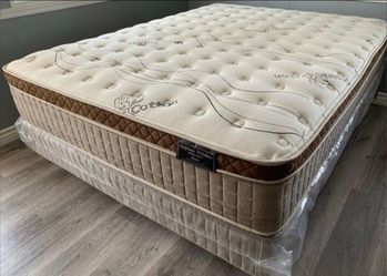 Full Organic Cloud Edition Europillow Top 12inch Mattress
