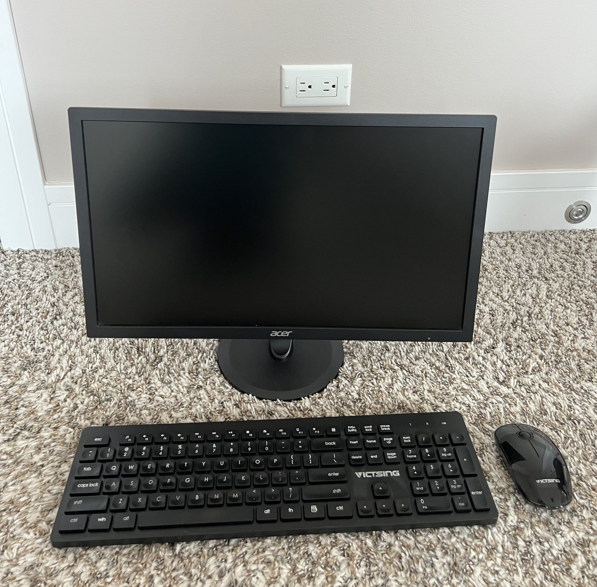 MONITOR KEYBOARD AND MOUSE