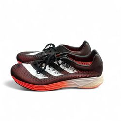 Adidas Adizero Pro Mens Running Shoes Black/Red/White Mesh Size 11 Men