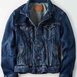 Denim Jacket Mens Small american eagle