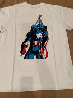 Captain America Graphic T-Shirt White