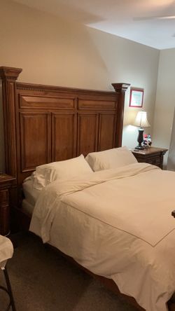 King bed headboard, footboard and bed frame only