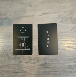 Used OEM Tesla Key Cards