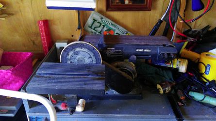 4 inch belt sander-works perfectly