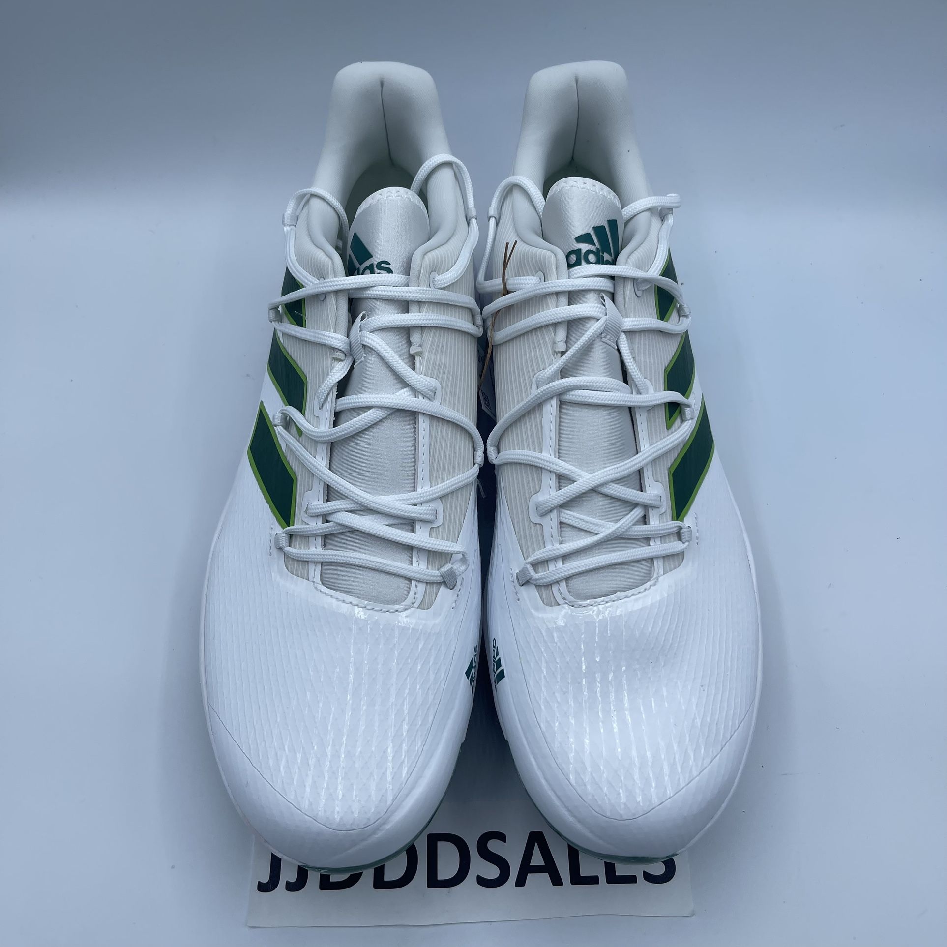 adidas gazelle silver green womens adidas Adizero Afterburner 8 Hispanic Heritage Cleats - Men's - Wonder White / Signal Green