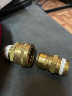1”brass quick connector