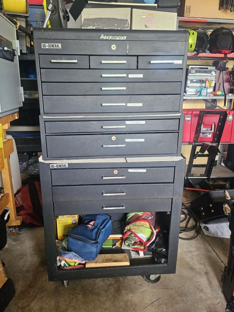 US General 3 Piece Tool Box
