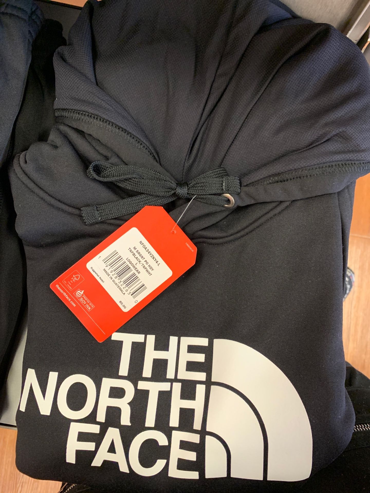 North face hoodie brand new large