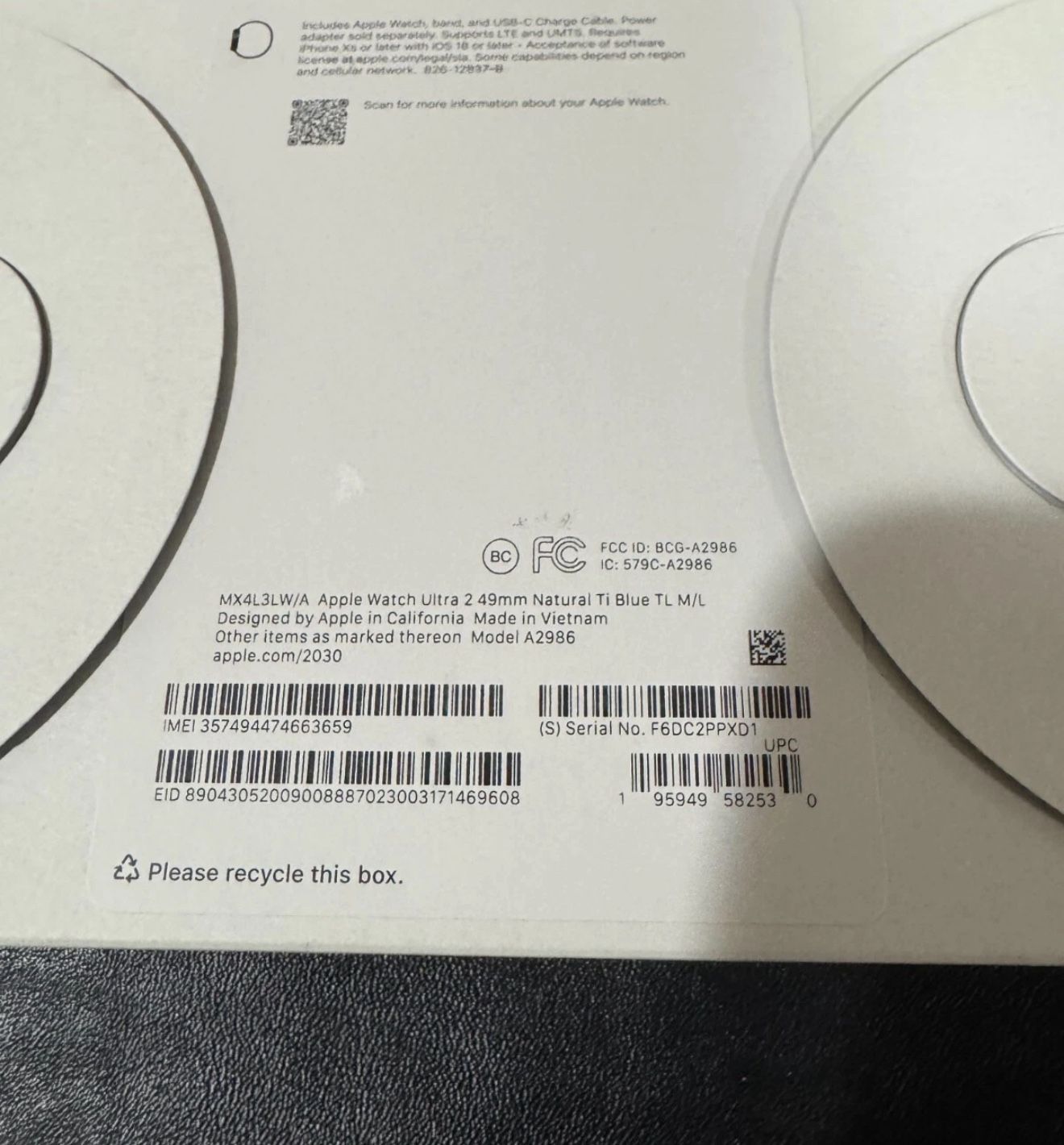 Apple Watch Unity Two Brand New In A Box with AirPods
