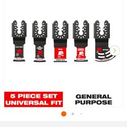 (Diablo) Five piece universal Oscillating Blades