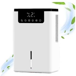 Deshumidificador Digital Compacto con Pantalla LED y Modo Silencio
