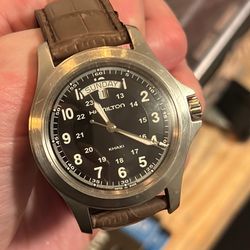 Hamilton Khaki Day Date Automatic Watch (black)