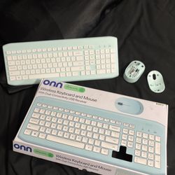 Brand New Never Used Still In The Box Onn Wireless Keyboard & Mouse 
