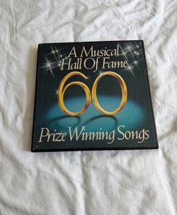 A Musical Hall of Fame: 60 Prize Winning Songs. 6 LP Box Set. Vinyl Records