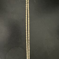 Real 10k GOLD Rope chain 20’ 