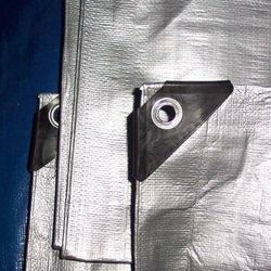 TARPS - 11 mil. - Extra Heavy-Duty - Silver - U/V Treated -Brand New!