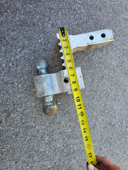 Aluminum drop tow hitch