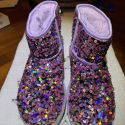 UGG Stellar Sequin Boots Size 7