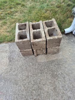 Cement Blocks (6) Free