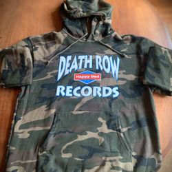 HAPPY DAD X DEATH ROW COLLAB HOODIE (CAMO) SALE PRICE$50     