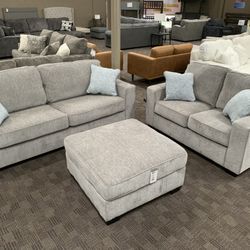 Grey Sofa Couch Set