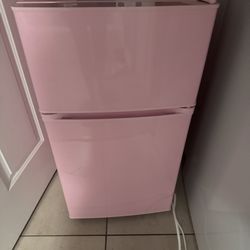 pink fridge