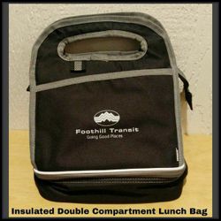 NEW DOUBLE COMPARTMENT INSULATED LUNCH BAG
