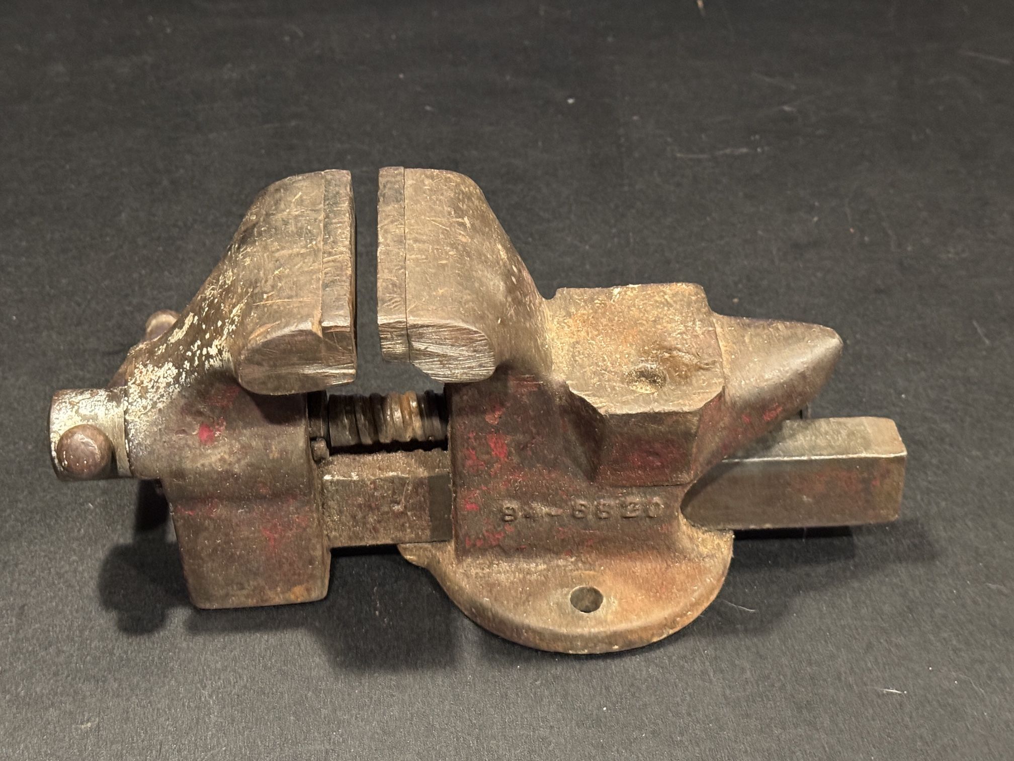 Ward master 3” fixed base vise. 14lbs.
