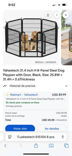 Dog Playpen 16 pannels 