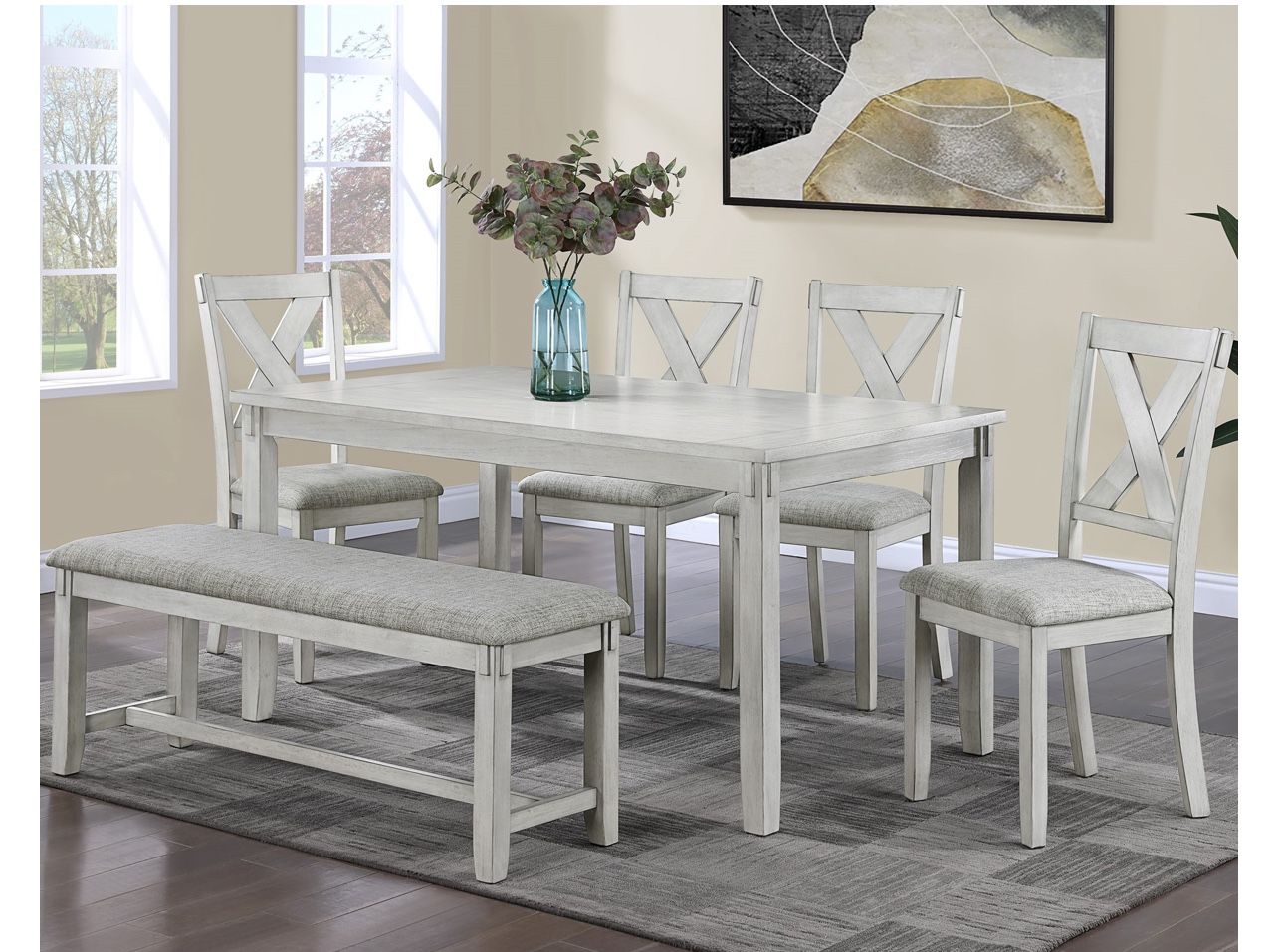 NEW DINING ROOM SET - BEDROOM FURNITURE SECTIONAL SOFA BED MATTRESS AND MORE