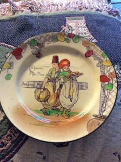 Royal Doulton Arabian Nights Art Deco plate (rare)