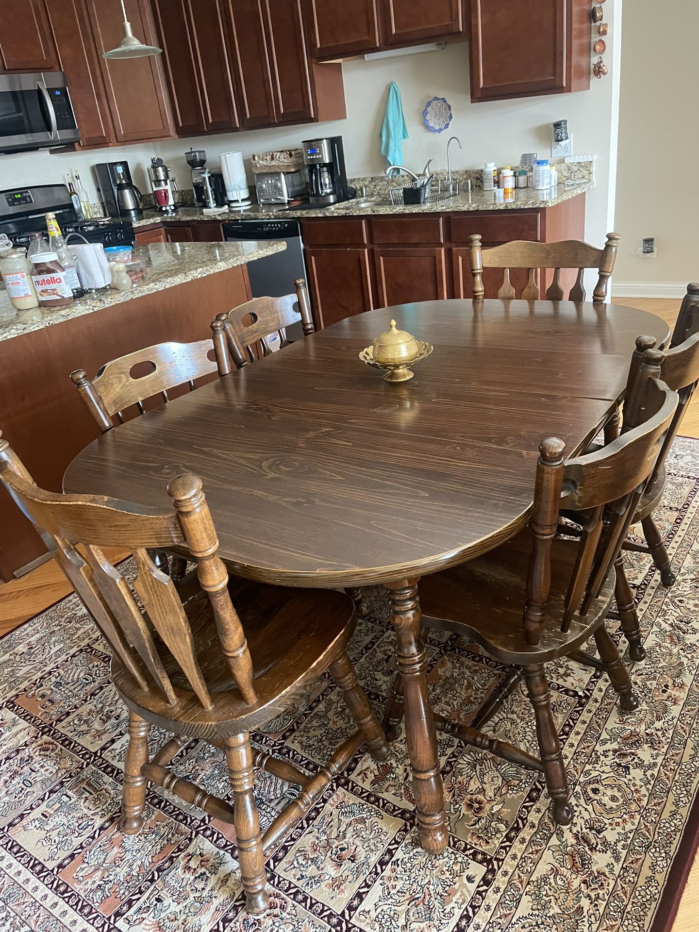 7 Pieces Dining Table 