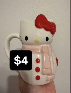 Hello Kitty Snowman Mug