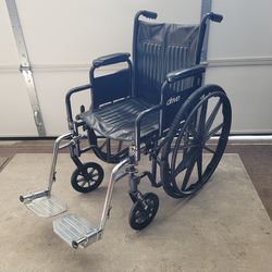 🔥 Wheelchair ♿️ DRIVE Medical Hospital Grade Assisted/Manual Mobility Transport Wheel Chair Brakes Comfortable